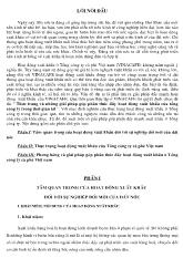 Đề tài Thực trạng và những giải pháp góp phần thúc đẩy hoạt động xuất khẩu của tổng công ty cà phê Việt Nam trong thời gian tới