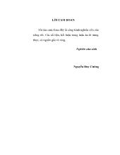 Luận án Huy động và sử dụng vốn đầu tư của ngân hàng cho chuyển dịch cơ cấu kinh tế trên địa bàn tỉnh Hưng Yên