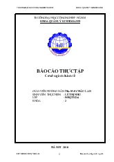 Báo cáo Thực tập tại công ty TNHH xây dựng và thương mại Quang Minh