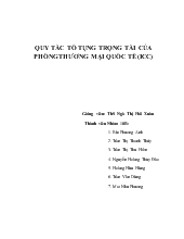 Đề tài Quy tắc tố tụng trọng tài của phòng thương mại quốc tế ICC