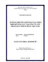Luận văn Áp dụng phương pháp đào tạo theo khe hở năng lực tại công ty sản phẩm máy tính FUJITSU Việt Nam