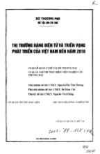 Đề tài Thị trường hàng điện tử và triển vọng phát triển của Việt Nam đến năm 2010