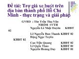 Đề tài Trợ giá xe buýt trên địa bàn Thành phố Hồ Chí Minh: Thực trạng và giải pháp