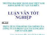 Luận văn Phân tích tình hình tài chính của công ty cổ phần vận tải xăng dầu VIPCO năm 2009