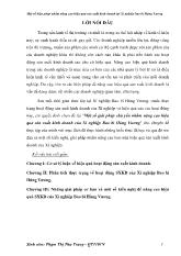 Chuyên đề Một số giải pháp chủ yếu nhằm nâng cao hiệu quả sản xuất kinh doanh của xí nghiệp bao bì Hùng Vương