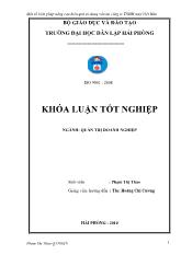 Khóa luận Một số biện pháp nâng cao hiệu quả sử dụng vốn tại công ty TNHH may Việt Hàn