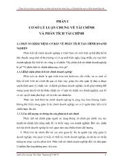 Luận văn Phân tích tài chính và những giải pháp cải thiện tình hình tài chính của công ty cổ phần sản xuất và kinh doanh kim khí