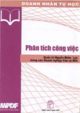 Quản trị nguồn nhân lực trong các doanh nghiệp vừa và nhỏ - Phân tích công việc
