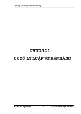 Luận văn Một số giải pháp nhằm phát triển hoạt động bán hàng tại doanh nghiệp tư nhân kinh doanh vàng bạc đá quý Hồng Nguyên