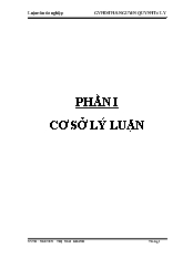 Luận văn Phân tích tình hình tài chính tại công ty cổ phần đầu tư và phát triển quốc tế INDECO