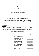 Đề tài Liệu hệ thống thông tin có thể cứu nguy cho công ty thép Hoa Kỳ hay không