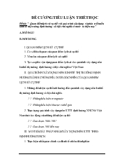 Đề tài Quan điểm lịch sử cụ thể với quá trình xây dựng và phát triển nền kinh tế thị trường định hướng xã hội chủ nghĩa ở nước ta hiện nay