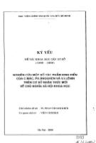 Đề tài Nghiên cứu một số tác phẩm kinh điển của C.Mác, Ph. Awngghen và V.L.Lênin trên cơ sở nhận thức mới về chủ nghĩa xã hội khoa học