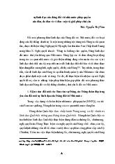 Sự lãnh đạo của Đảng đối với nhà nước pháp quyền của dân, do dân và vì dân: Một số giải pháp chủ yếu