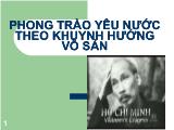 Phong trào yêu nước theo khuynh hướng vô sản