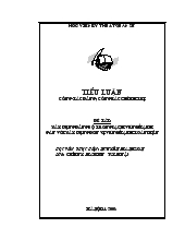 Tiểu luận Xây dựng Đảng bộ trong sạch vững mạnh gắn với xây dựng đơn vị vững mạnh toàn diện