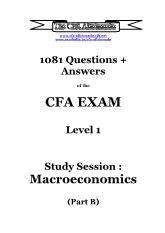 1081 câu hỏi trắc nghiệm tiếng anh tài chính, kinh tế, ngân hàng và Đáp án (CFA lv1)