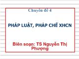 Chuyên đề Pháp luật pháp chế xã hội chủ nghĩa