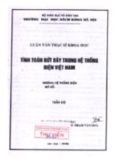 Luận văn Tính toán chế độ đứt dây của hệ thống điện Việt Nam