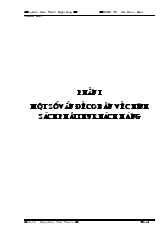 Một số vấn đề cơ bản về chính sách phải thu khách hàng