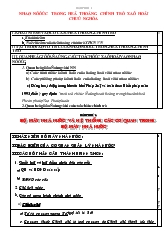 Nhà nước trong hệ thống chính trị xã hội chủ nghĩa