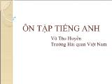 Ôn tập tiếng anh thi công chức hải quan