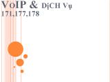 Đề tài VoIP và dịch vụ 171, 177, 178