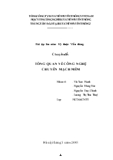 Chuyên đề Tổng quan về công nghệ chuyển mạch mềm