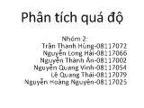 Đề tài Phân tích quá độ