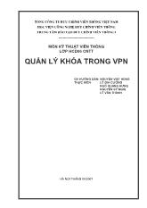 Đề tài Quản lý khóa trong VPN