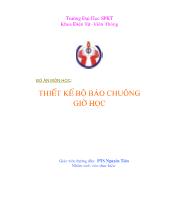 Đồ án Thiết kế bộ báo chuông giờ học