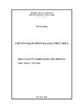 Khóa luận Chuyển mạch nhãn đa giao thức MPLS