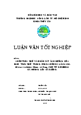 Luận văn Nuôi trùn quế và khảo sát ảnh hưởng của đạm trùn quế trong ương nuôi cá lăng nha (mystus wyckioides chaux và fang, 1949) từ giai đoạn cá hương lên cá giống