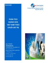 Phân tích ngành sữa Việt Nam theo chuỗi giá trị
