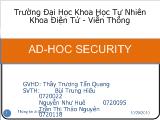 Đề tài Ad-Hoc security