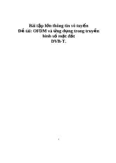 Đề tài OFDM và ứng dụng trong truyền hình số mặt đất DVB-T