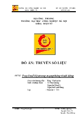 Đồ án Truyền số liệu trong mạng thông tin di động