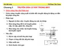 Bài giảng Chi tiết máy - Phan Tấn Tùng