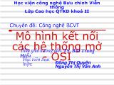 Chuyên đề Mô hình kết nối các hệ thống mở OSI