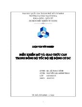 Luận văn Điều khiển mờ và giao thức can trong đồng bộ tốc độ hệ động cơ DC