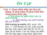 Ôn tập Kinh Tế Thủy Sản