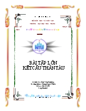 Đề tài Tính toán, thiết kế kết cấu thân tàu theo quy phạm TCVN 6259-2003 với tàu hàng 20.000 tấn