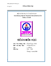 Đồ án Thiết kế quy trình công nghệ gia công chi tiết trục