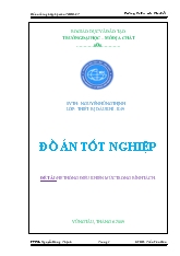 Đồ án Hệ thống điều khiển mức trong bình tách