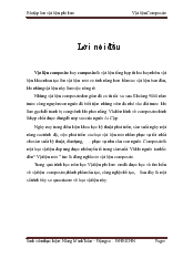 Bài tập lớn Các thành phần cốt của vật liệu COMPOSITE