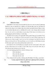 Đề tài Điều khiển động cơ điện một chiều sử dụng sơ đồ ghép nối vi xử lý - Máy tính