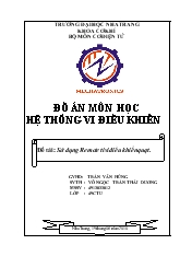 Đề tài Sử dụng Remote tivi điều khiển quạt bằng atmega32