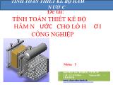Đồ án Tính toán thiết kế bộ hâm nước cho lò hơi công nghiệp