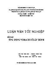 Đồ án Ứng dụng vi mạch số trong lập trình