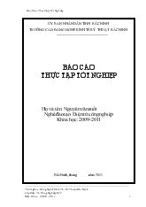 Báo cáo Thực tập tại công ty Công Ty cổ phần điện tử Thành Long